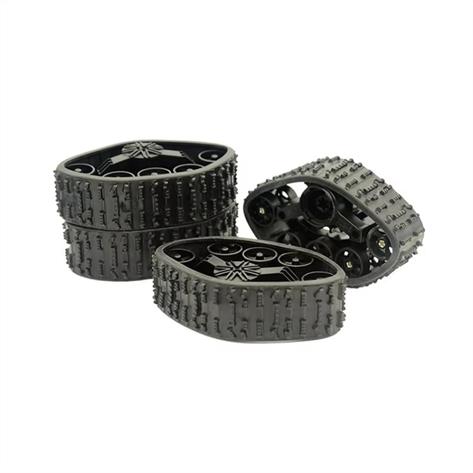 Compatibile Con WPL C14 C24 C24-1 B14 B24 1/16 RC Car Upgrade Parts Ricambio Accessori Di 4 Pezzi Snow Track Wheel Tire Parti
