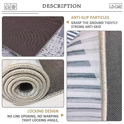 Tapis de couloir antidérapant vert lavable 1 à 6 m pour sol de maison - 7