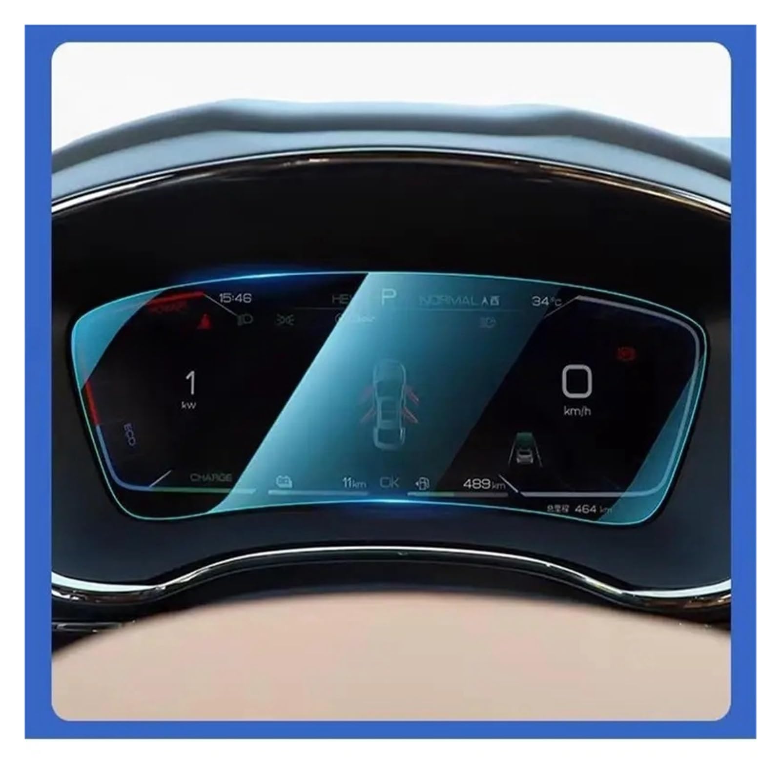 per BYD per Han EV 2020 2021 2022 2023 Pellicola Protettiva in Vetro temperato per Schermo da 15,6 Pollici Navigazione Auto