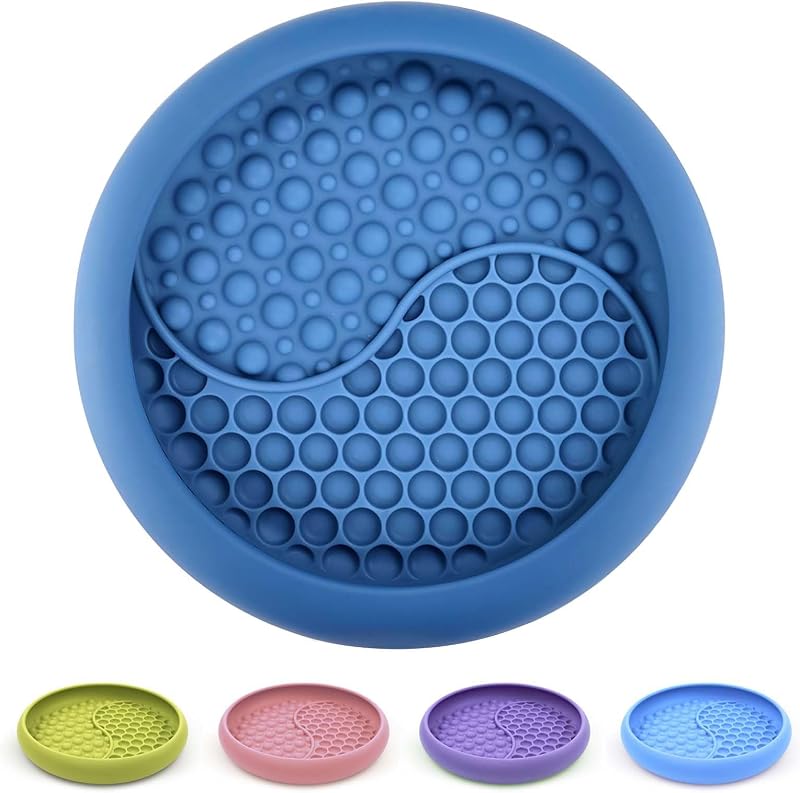 Comedouro Lento para Cães e Gatos com Tapete de Lamber em Silicone e Ventosas ZOURYNUA – Modelo 005