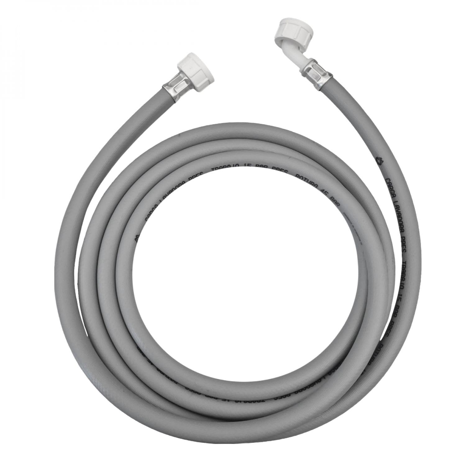 Linxor - Tuyau d'arrivée d'eau universel pour machine à laver, lave vaisselle - Gris - 2 m
