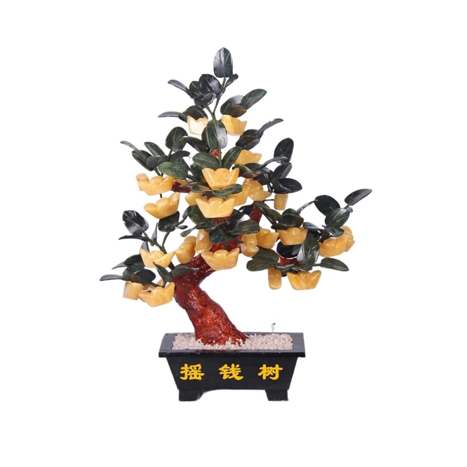 Artificial Tree Artificial Bonsai Tree Realistic Fake Plant Decoration, Jade Potted House Plants Aake Plants