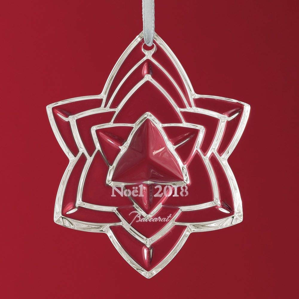 Amazon.com: Baccarat 2018 Annual Crystal Christmas Ornament