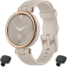Compatible With Garmin Lily Bands, 14.2mm Width Soft Silicone Band with Installation Tools for Garmin Lily Smartwatch