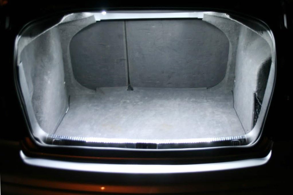 iJDMTOY Super Bright Xenon White LED Trunk Cargo Area Lamp Compatible With Volkswagen Golf GTi Jetta Passat CC Touareg EOS Tiguan, OEM Replacement, Powered by 24-SMD LEDs & CAN-bus Error Free