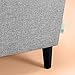 ZINUS Jackie Loveseat Sofa / Easy, Tool-Free Assembly, Soft Grey