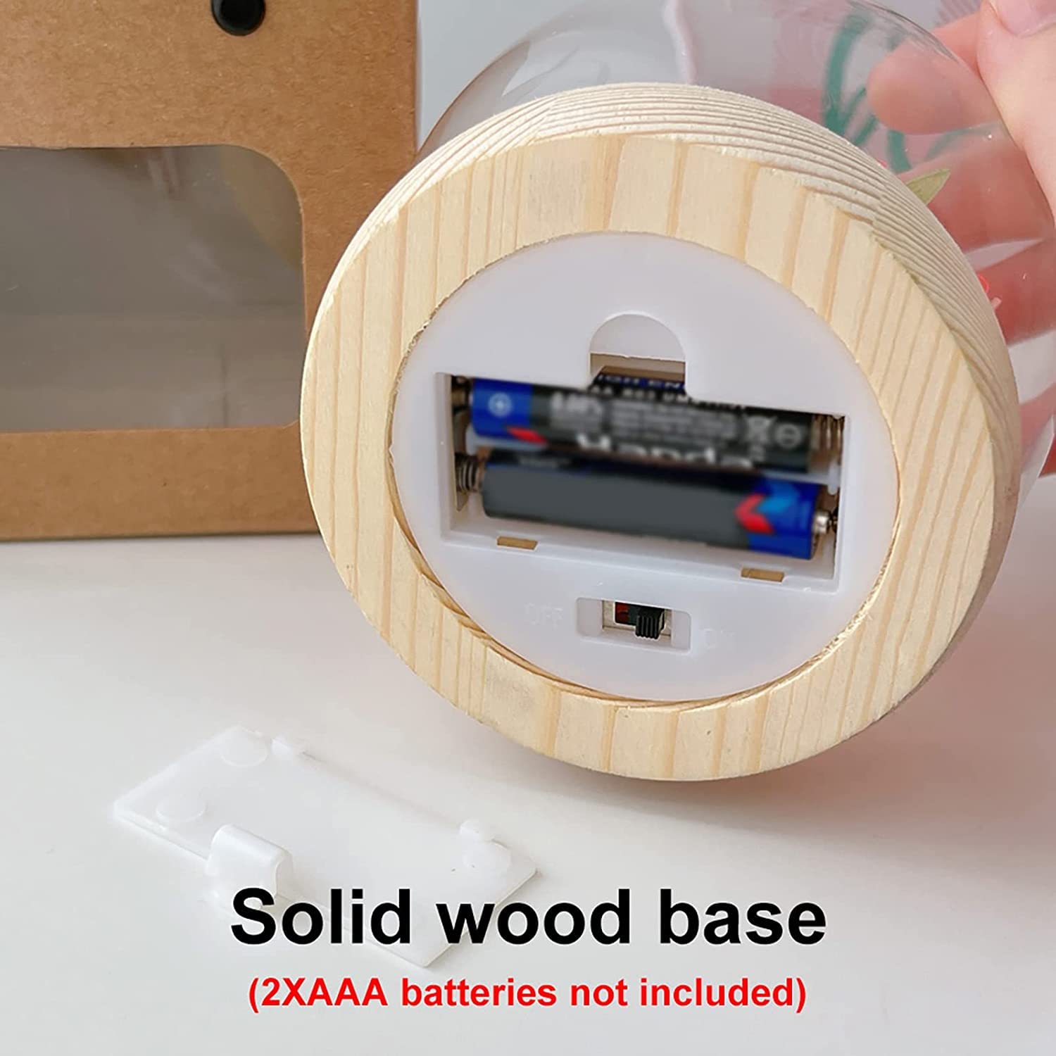 Lampada da tavolo, lampade da comodino, lampade da scrivania, lampada da tavolo LED tulipano fai da te simulazione fiore soggiorno camera da letto decorazione tulipano luce notturna alimentata a batte