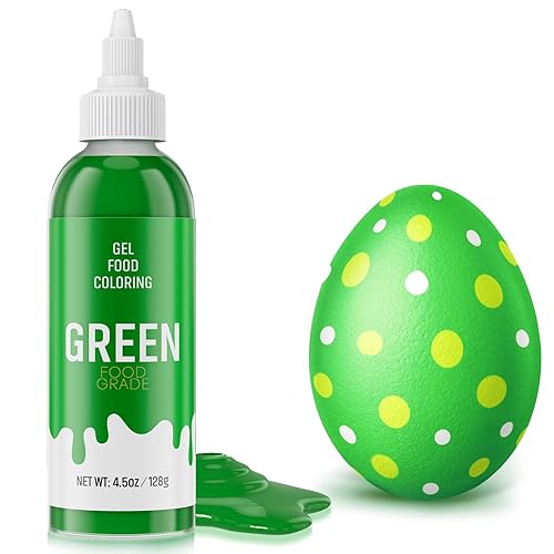 Gel colorante de alimentos para hornear, 4.52 oz para tartas y alimentos, colorante Cherrysea vibrante gel para huevos de Pascua, glaseado, fondant,