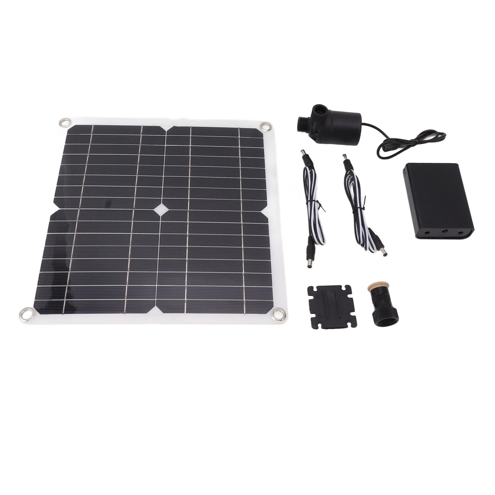Zestaw solarnej pompy wodnej o wysokiej wydajności 100 W Zasilana energią słoneczną pompa do fontanny z pojemnikiem na baterie do nawadniania stawu ogrodowego podlewanie kwiatów