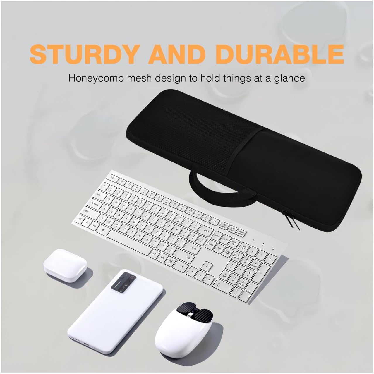 Keyboard Sleeve Travel Case for Logitech Mk345 Wireless Keyboard