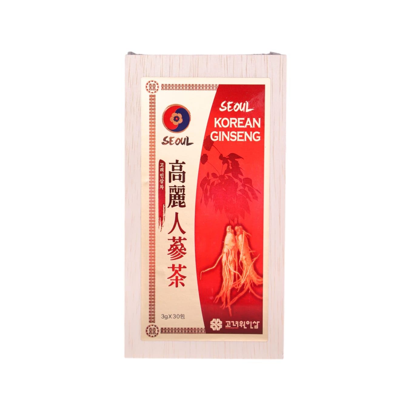 NOTTACIA Seoul Original Korean Ginseng Dry Tea 0.1Oz(3 Grams) 30 Packets - 0.105Oz(3 Grams) X 30 Bags-image-5