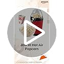 Image of DAPP150V2RD04 Hot Air Popcorn Popper Maker - 16-Cup Capacity, Oil-Free, Electric Popcorn Machine with Measuring Cup & Butter Melter, Fast Popping, BPA-Free, Red with 10 buckets(Popcorn Maker)