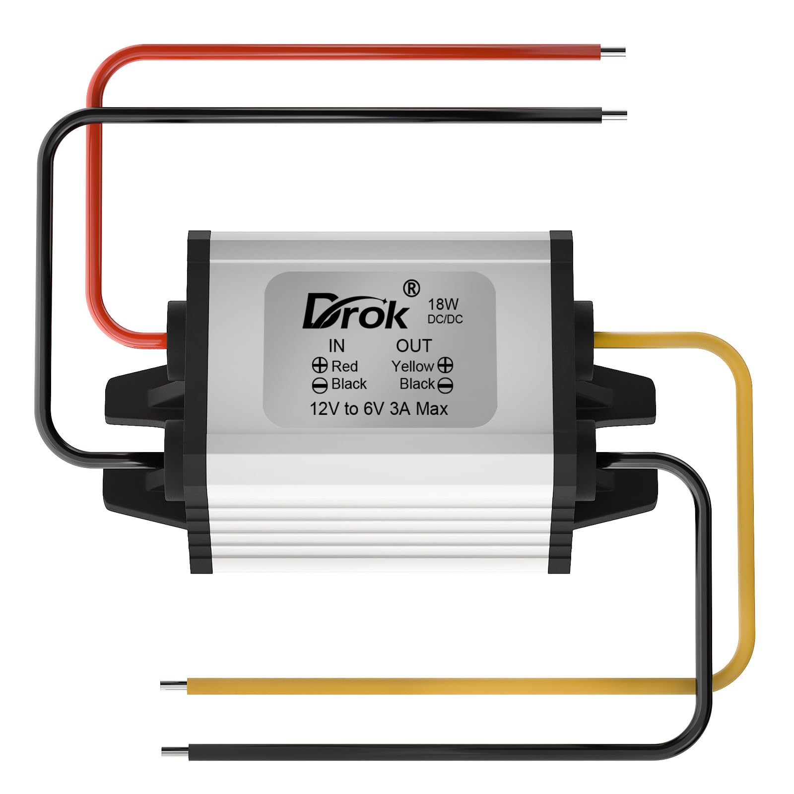 Amazon.co.jp: DROK 12V〜6Vコンバータ、車載用コンバータDC 9V-22V