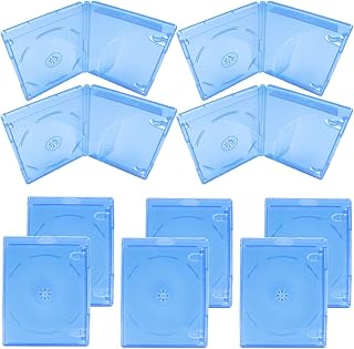 Veemoon 20 Unidades De Caixa De Disco De CD Capas De CD Transparentes Capa Única Capas Transparentes Suportes De Armazenamento De CD Capas De Dvd Padrão De Plástico Capas De Discos De CD