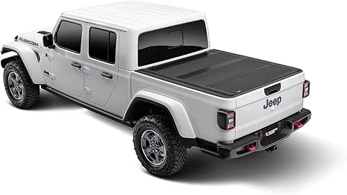 Rugged Ridge Armis Hard Folding Tonneau Cover for Jeep Gladiator