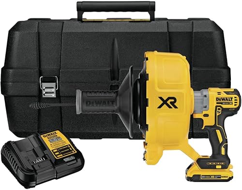 DEWALT Kit de serpiente de drenaje MAX XR de 20 V, sin escobillas (DCD200D1)