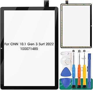 for ONN 10.1" Gen 3 Surf 2022 Tablet 100071485 Touch Screen Digitizer Replacement for ONN Tablet Screen Replacement 100071485 (No LCD Display)