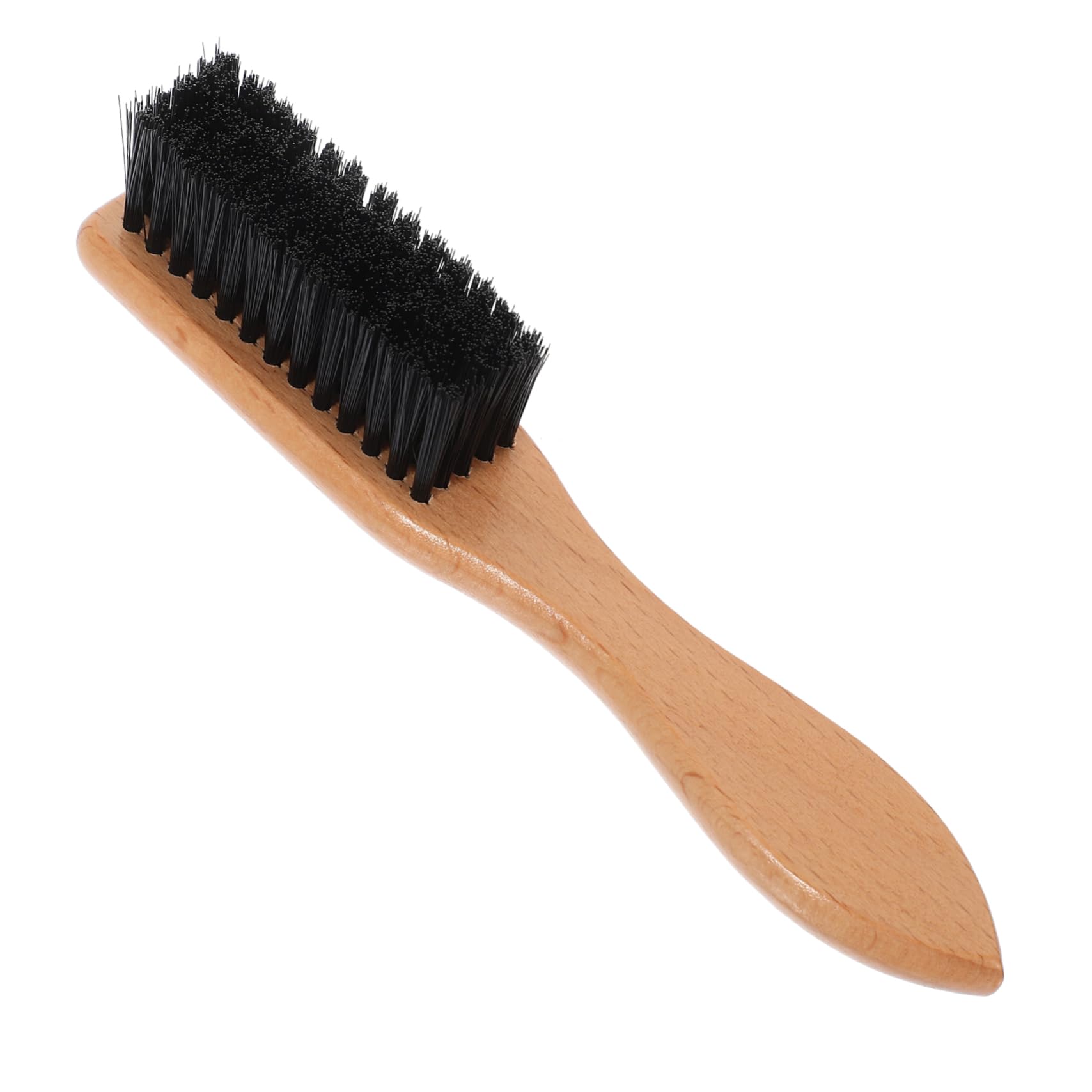 FRCOLOR Beard Styling Maker Beard Brush Mustache Comb Gentle Shaving Brush for Men Ergonomic Handle Portable