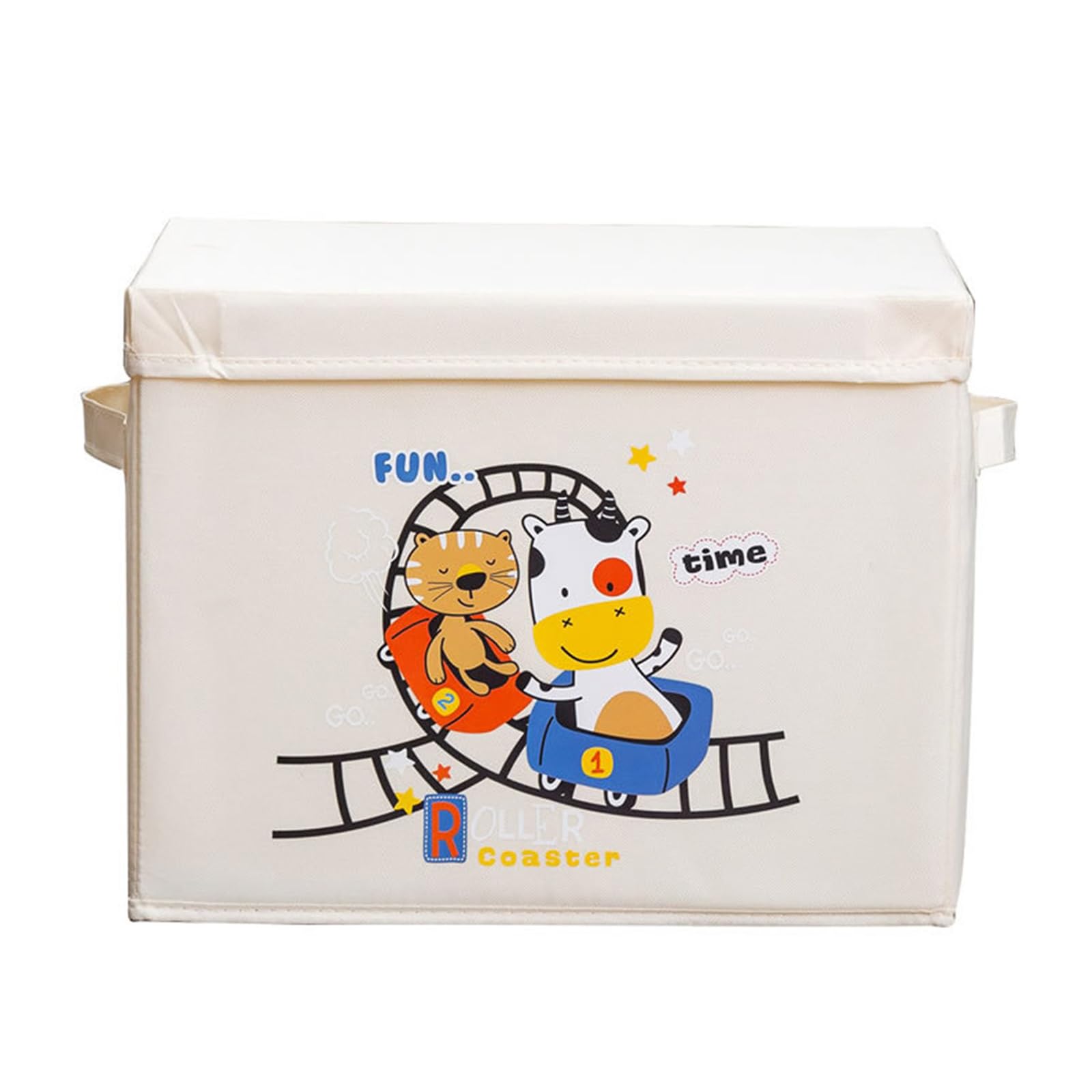 Mekalero D Multipurpose Kids Storage Set Animal Pattern Foldable Containers Toy Storage Bins For Toy Management Children ' S Box