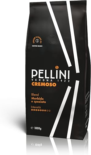 Pellini N.9 Cremoso Kaffeebohnen für Espresso, 1 kg
