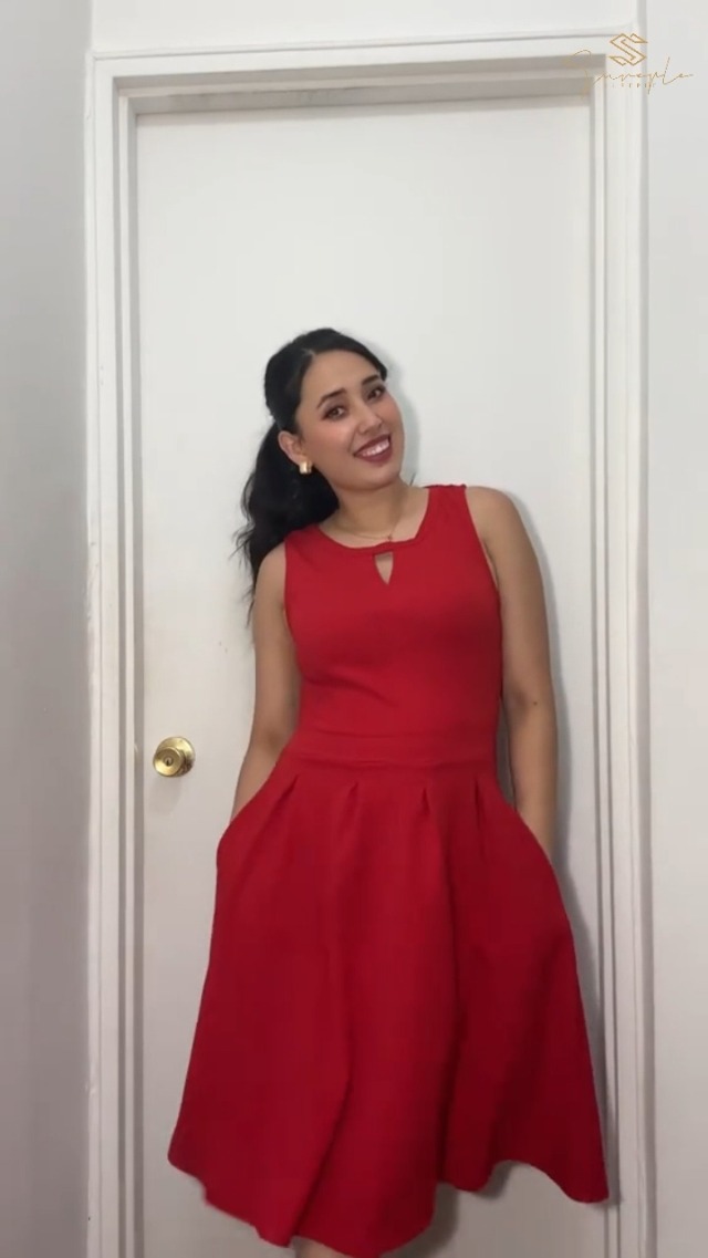 Sureple Women's Retro Sleeveless Swing Casual Work Summer