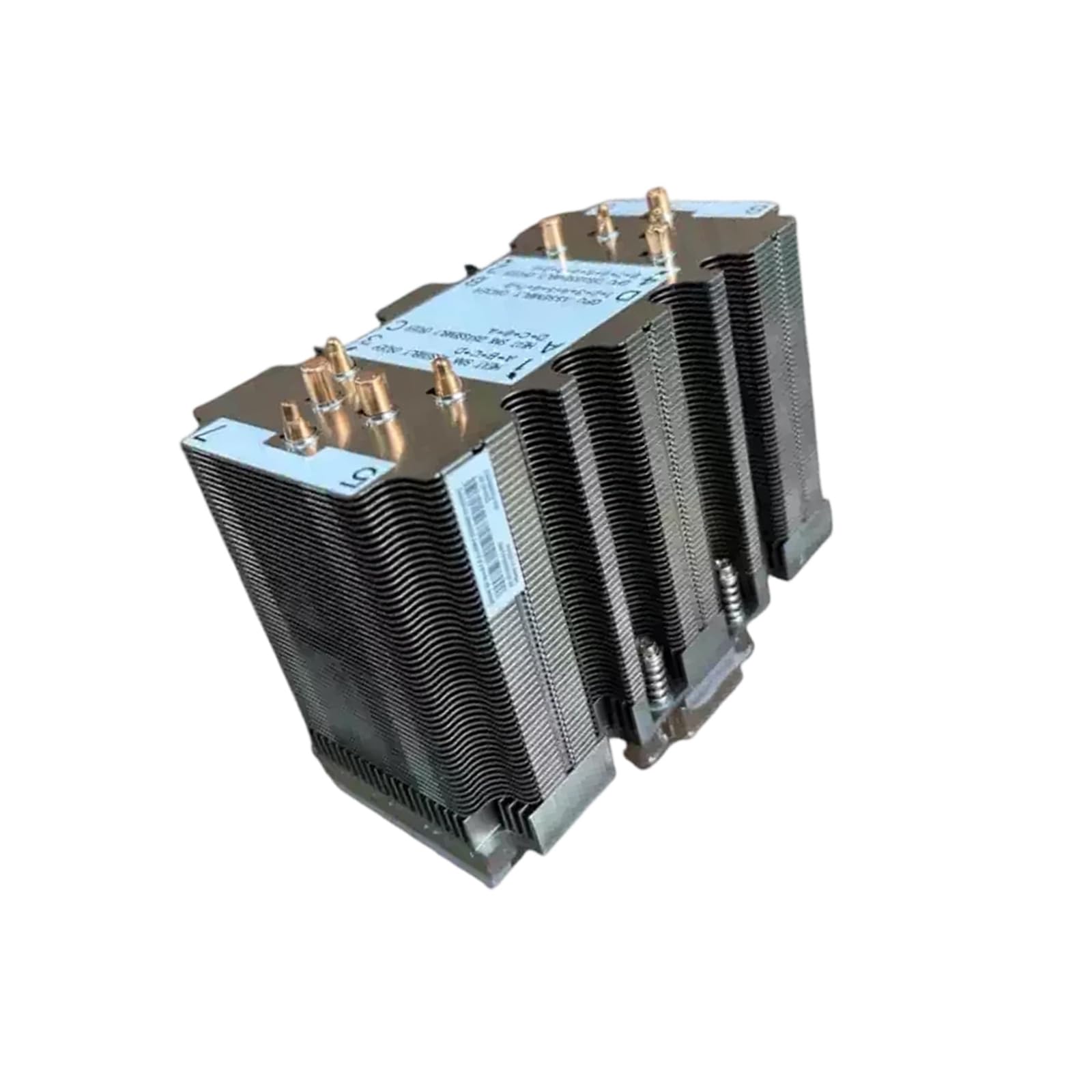 Precyzyjne aluminiowe żebra chłodzące z 10 miedzianymi rurami grzewczymi specjalnie dla serwera V100 / P100 SXM2 Moduł GPU Serwer Chłodzenie GPU
