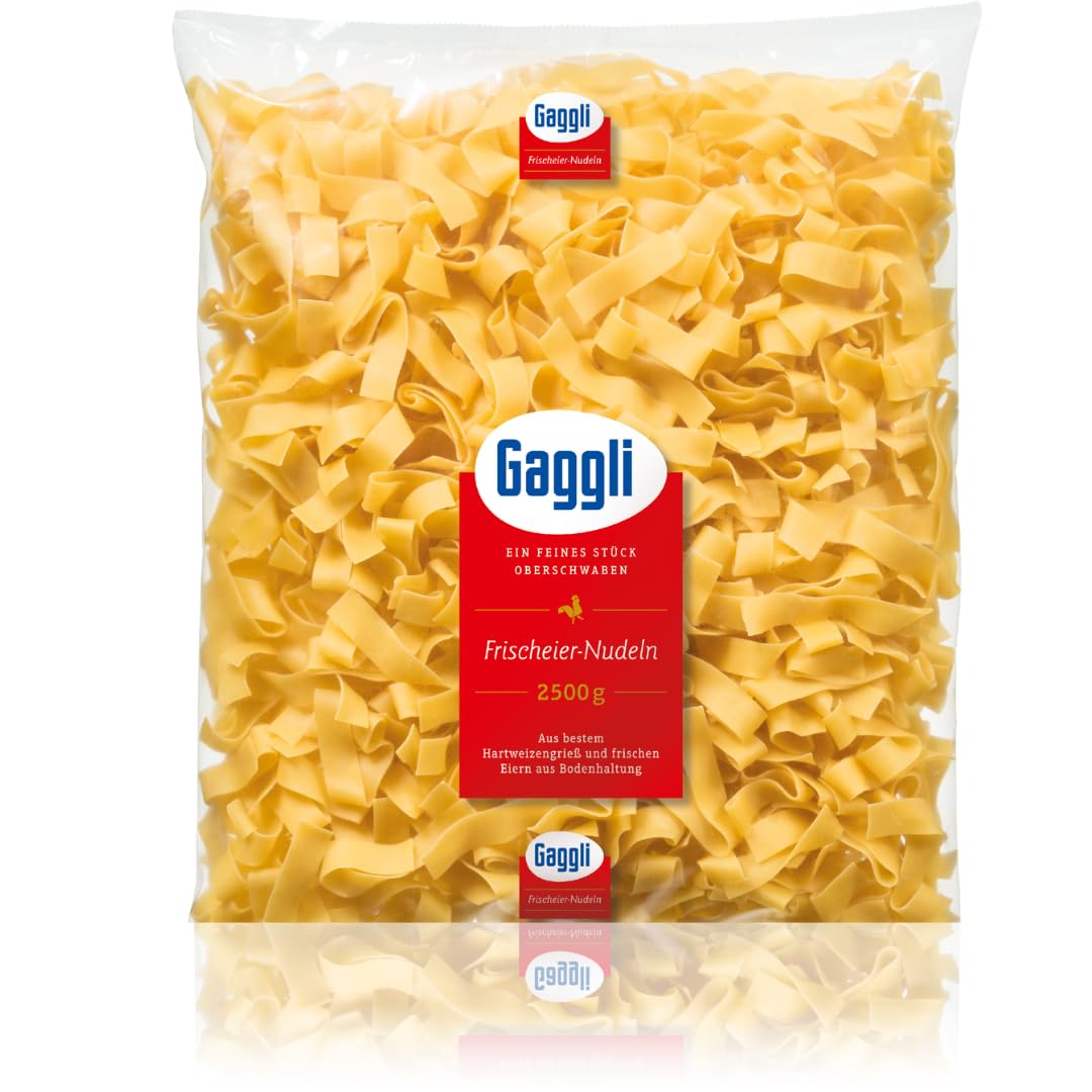 Gaggli Bandnudeln breit pasta nudeln 2500 gramm x 3 Stück