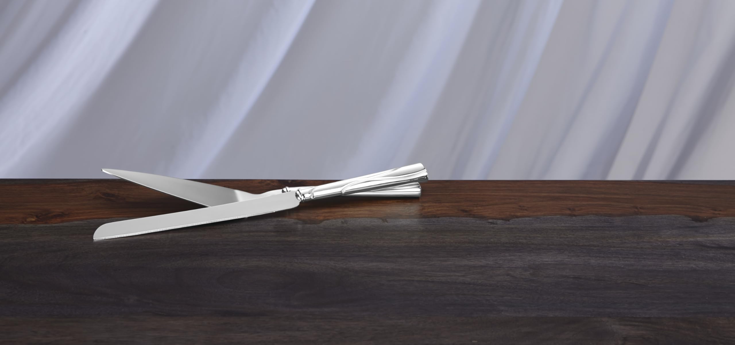 Lenox ケーキサーバーセット Amazon.com | Lenox Cake Knife & Server Adorn Set, Silver