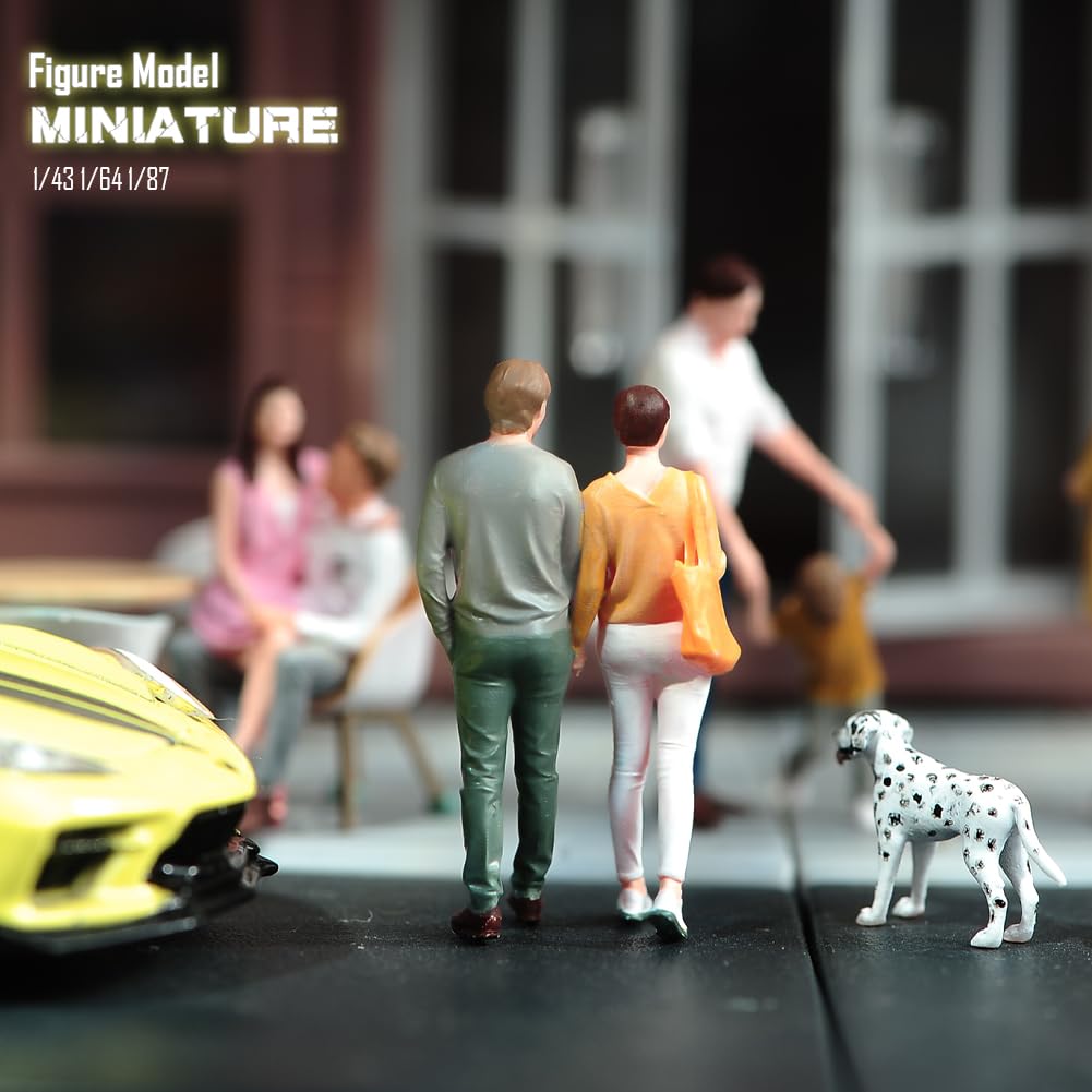 Amazon.co.jp: RoofWorld 塗装済みミニチュアフィギュア 1/87 1/64 1
