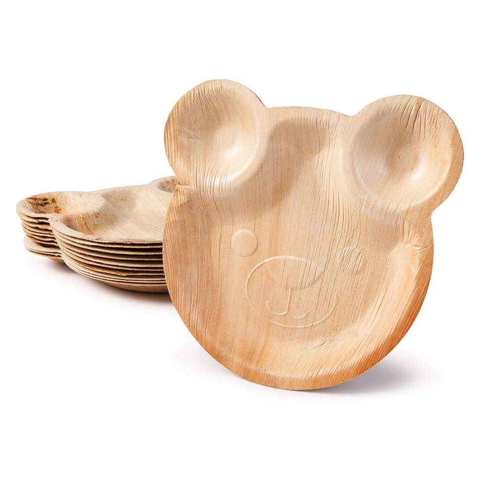 Buy Naturally Chic Palm Leaf Compostable Plates Biodegradable