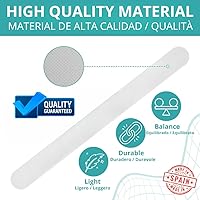 Vista 4 de Protector transparente para raqueta de pádel fabricado en España + adhesivo troquelado gratis, cinta de marco rugosa y ligera, fácil de reemplazar