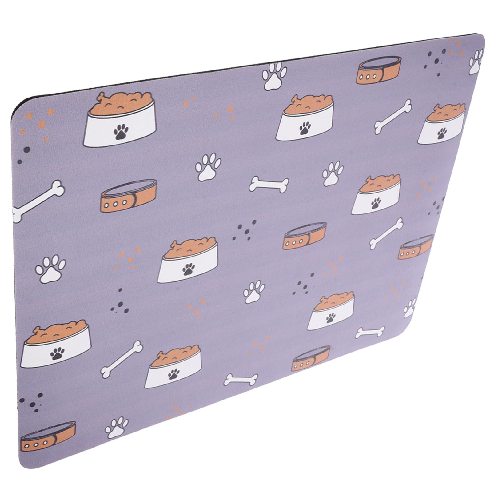 Sosoport 5 Stücke Dekorative Haustier Fütterung Matte Hund Futternapf Pad Wassernapf Matte-Teppich