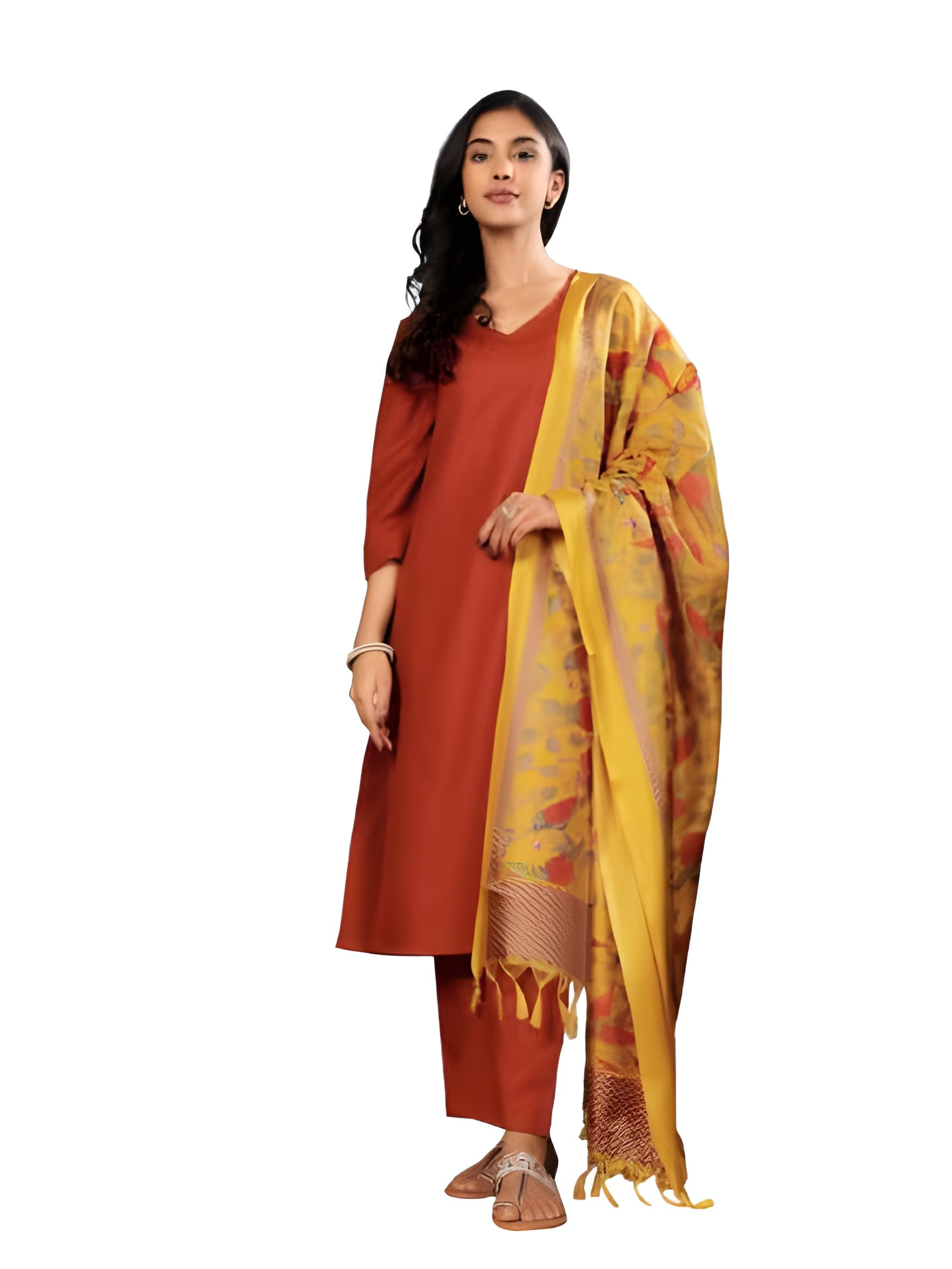 Varanga Women's Cotton Straight Salwar Suit Set  Comfortable, Elegant, And Stylish Traditional Wear For Every Occasion (Vardup2210-Xxl)