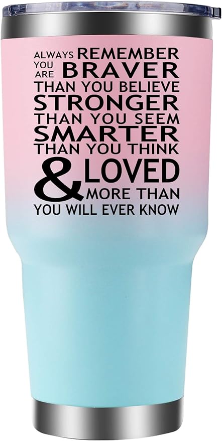 9. Inspirational Tumbler Gift 30oz.