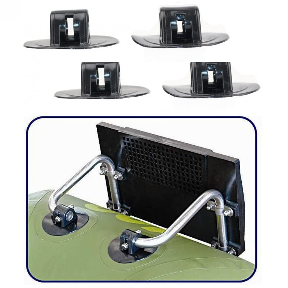 Supporto motore barca supporto motore barca supporto 4 pezzi staffa di fissaggio per motore per barca in plastica fibbia pesca canoa gonfiabile
