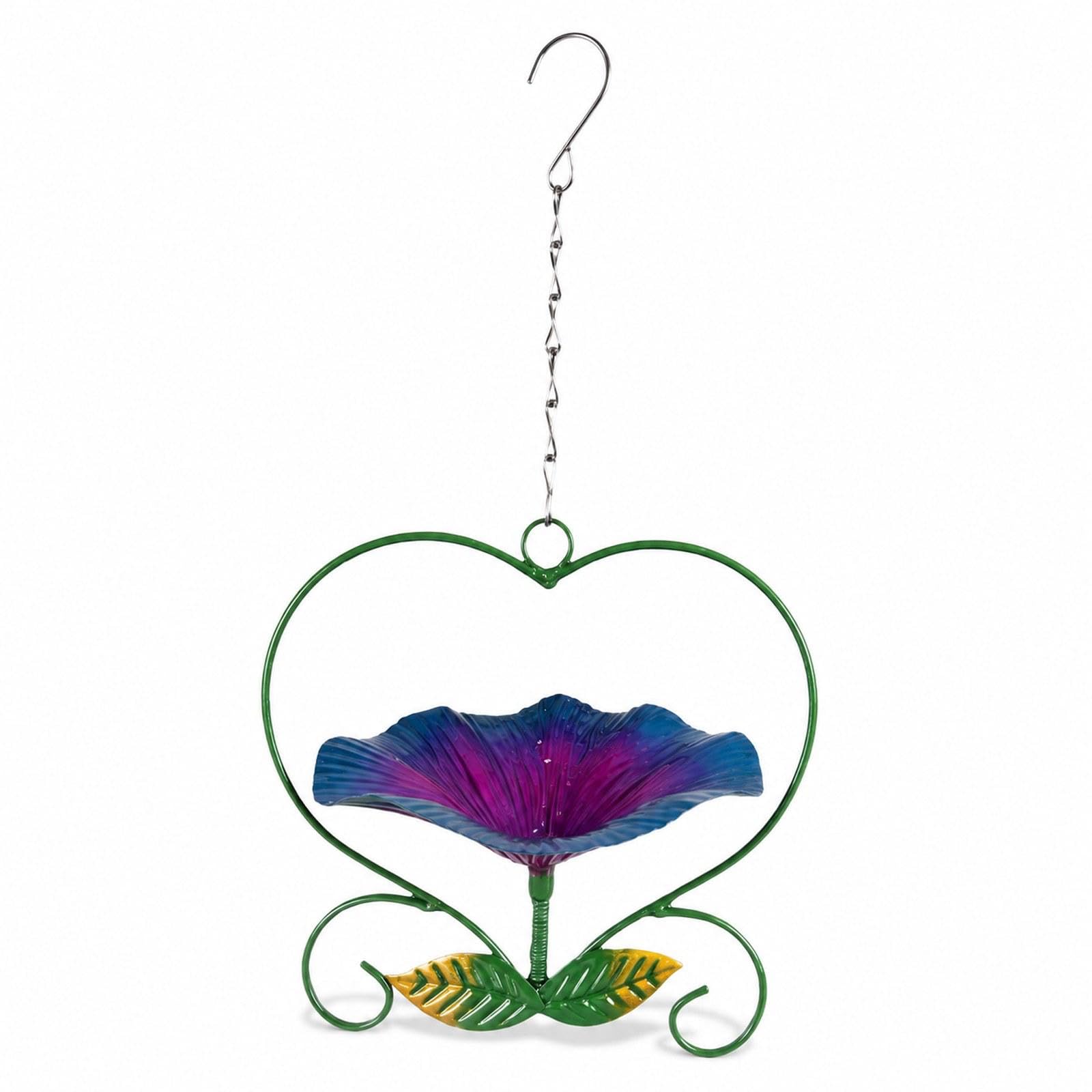 Hanging Bird Bath Easy to Hang Versatile Birdbath for Patio Outside Backyard Blue|Home & Garden| Yard, Garden & Outdoor Living| Bird & Wildlife Accessories| Birdbaths-image-28