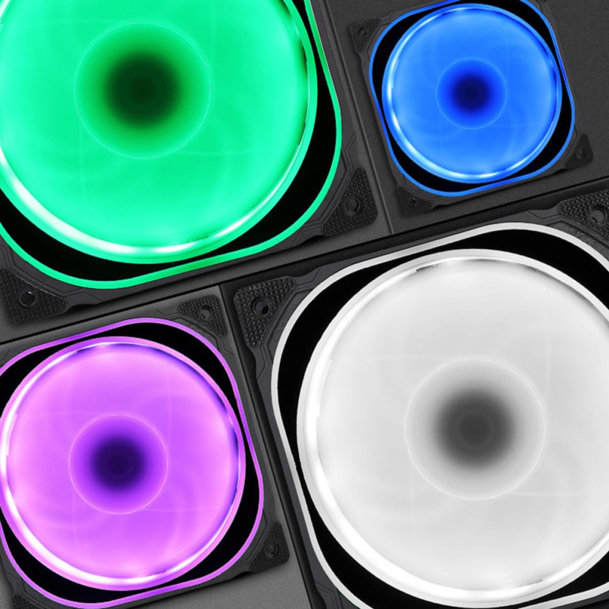 Ventilador de Refrigeración Rgb de 12cm para Caja de PC