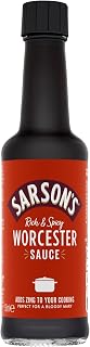 Sarson's 451883 Worcester Sauce 150ml, Aluminium, White