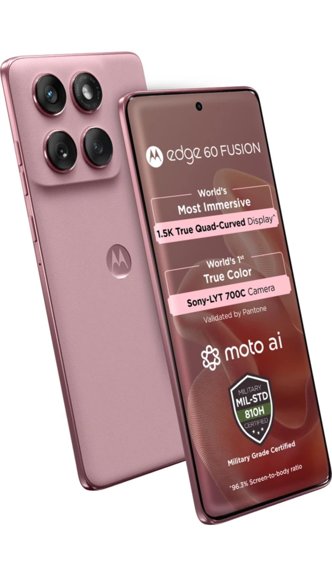 Motorola Edge 60 Fusion 5G Pantone Zephyr – 12GB RAM, 256GB