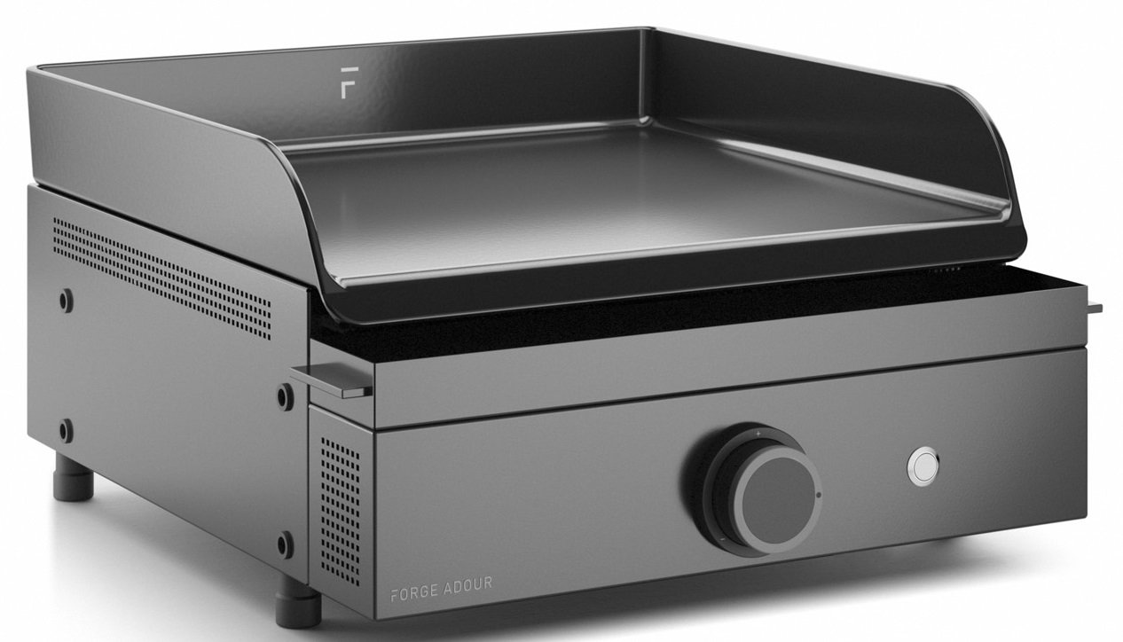 Forge adour plancha gas 5000w placa hierro fundido esmaltado 42,8x41cm origin g45a