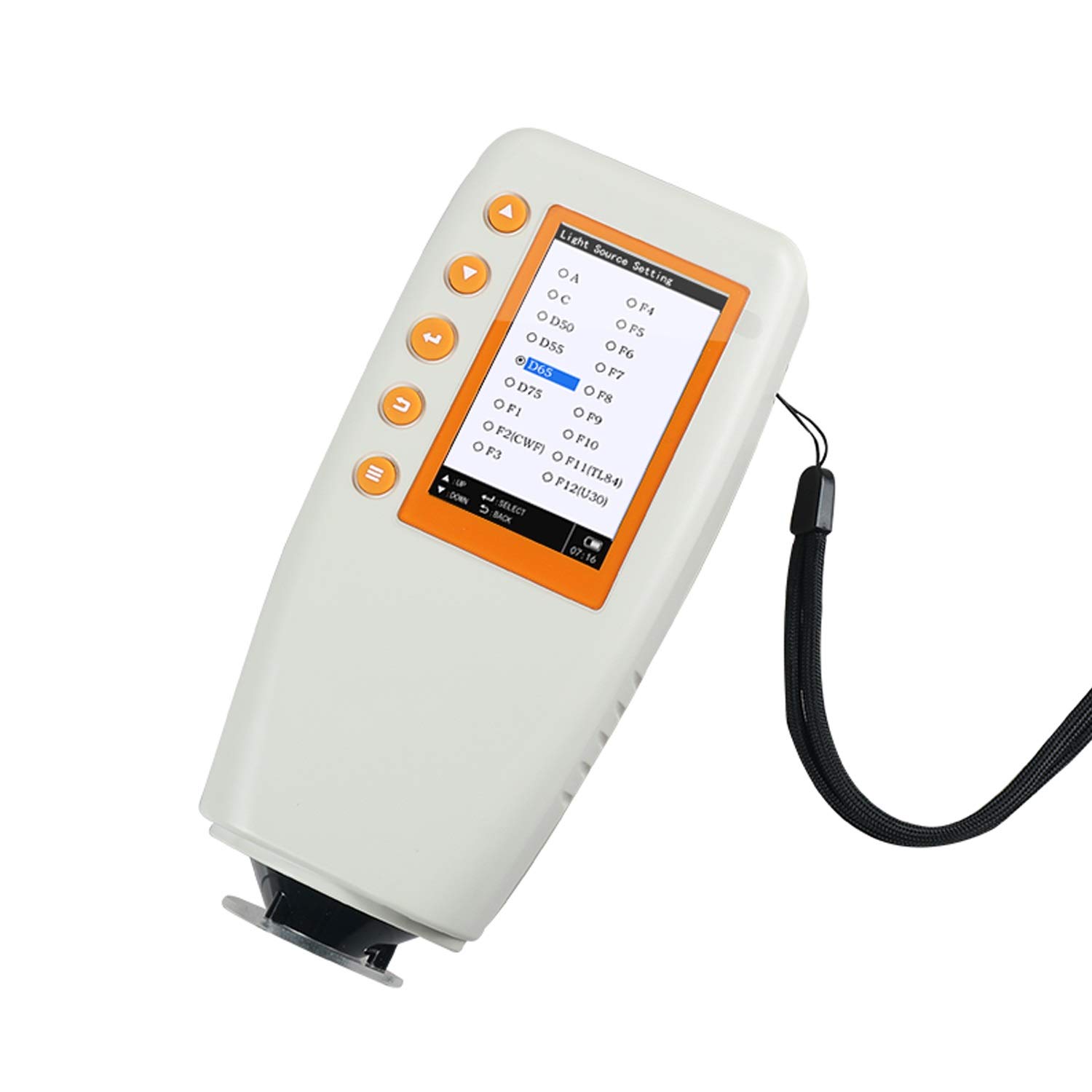 Spettrometro, WN700D preciso spettrofotometro 4 millimetri Aperature colorimetro vero colore di TFT Screen Display differenza tester