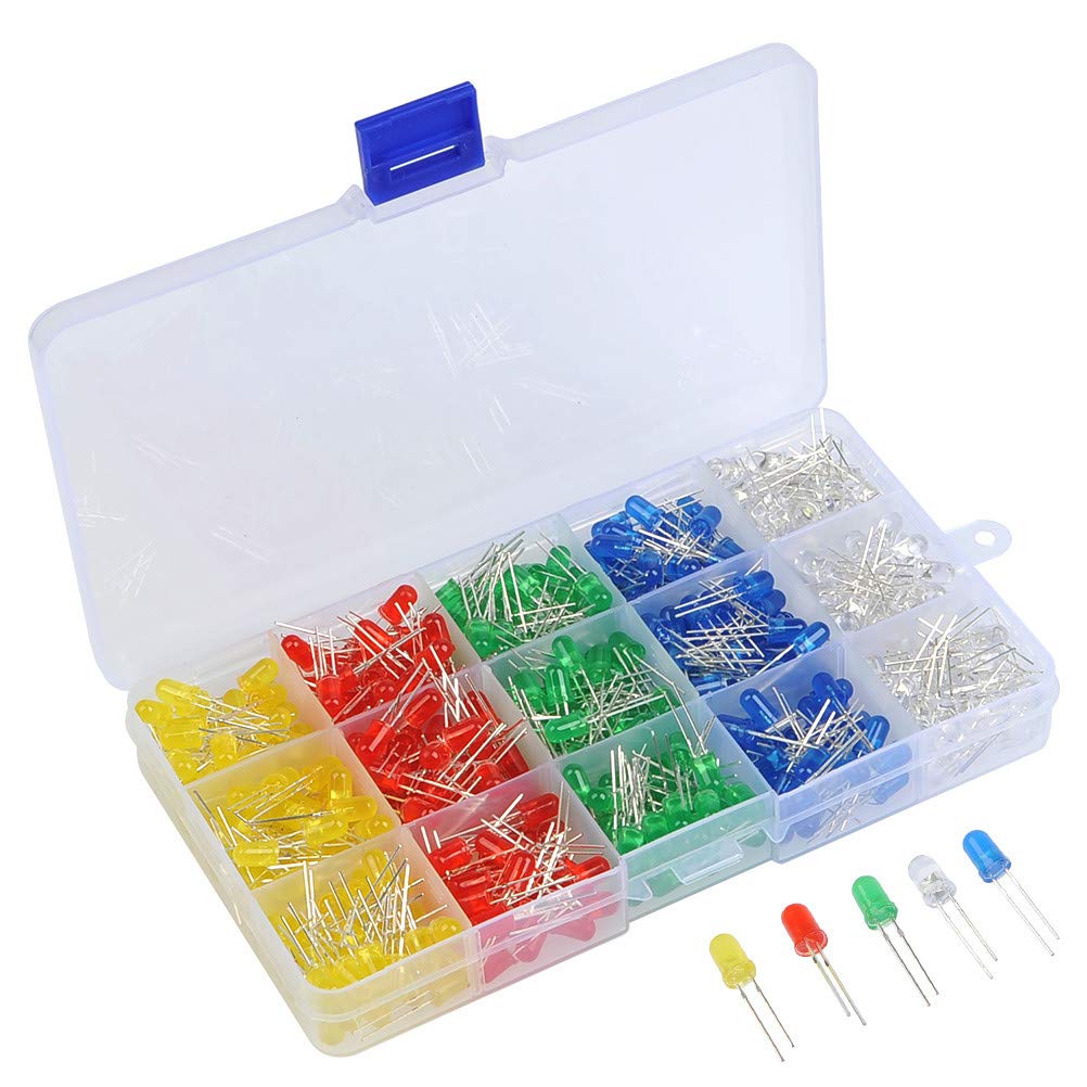 Buy TPEMRPL 500Pcs 5mm Light Emitting Diodes Round Head LED Diodes with