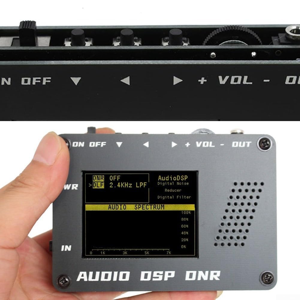 Processore di segnale audio migliorato per radio a onde corte con filtro digitale a 10 livelli
