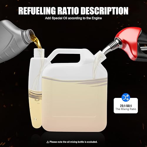 Miniatura 5 de TdiriNar Motor de gasolina Rovan de 4 pernos, 30.5CC 2 tiempos profesional pequeño Rovan motor motor de motor portátil, potente refrigerado por