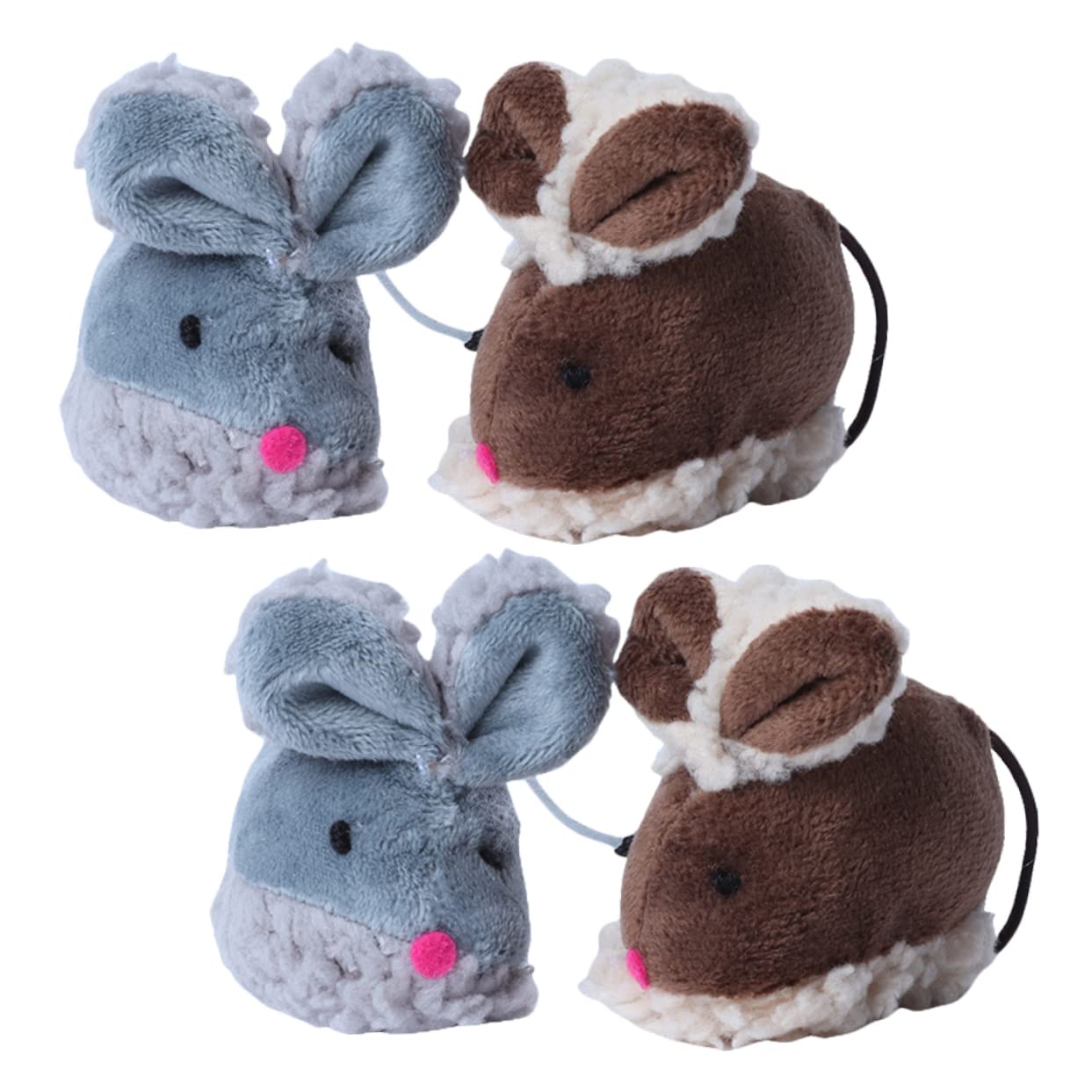 SUPVOX 20pièces Jouets Forme De Souris pour Chats Jouets Interactifs Mignons pour Chats Intérieur Stimule Le Comportement De Chasse Jeu