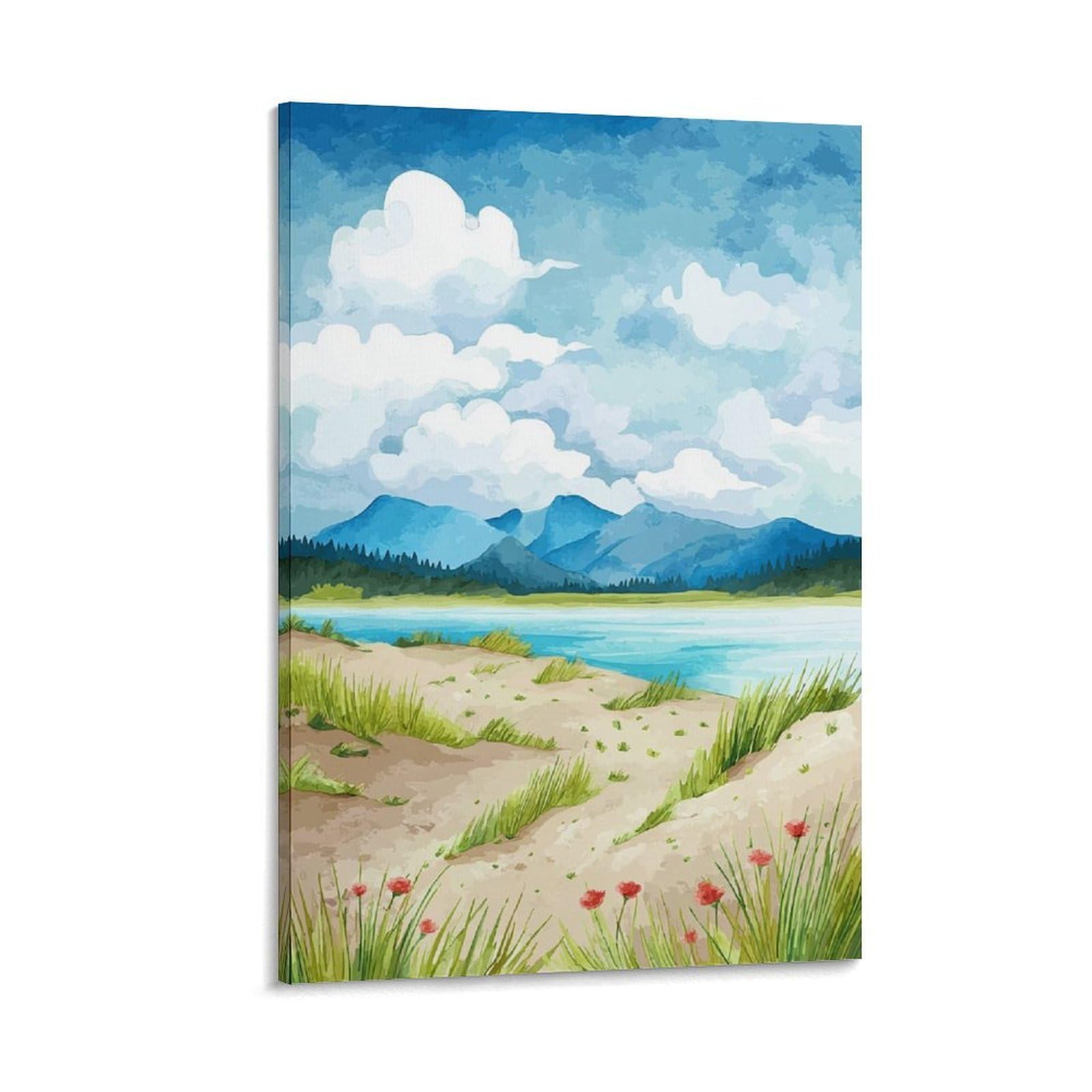 ZBBGGOZ Kobuk Valley National Park Poster 20x30inch(50x75cm) Vintage Watercolor Canvas Art