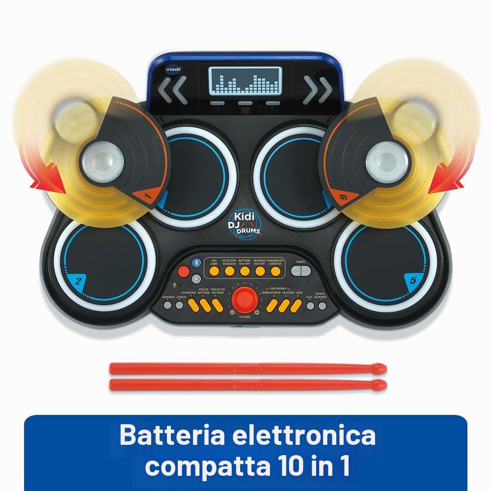 VTech. Batteria elettronica enfant, 90-572695, Nero, Standard
