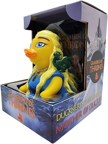 Miniatura 5 de Patos de goma de baño coleccionables, flotantes regalo para niños y adultos de todas las edades (Gamebird of Thrones)