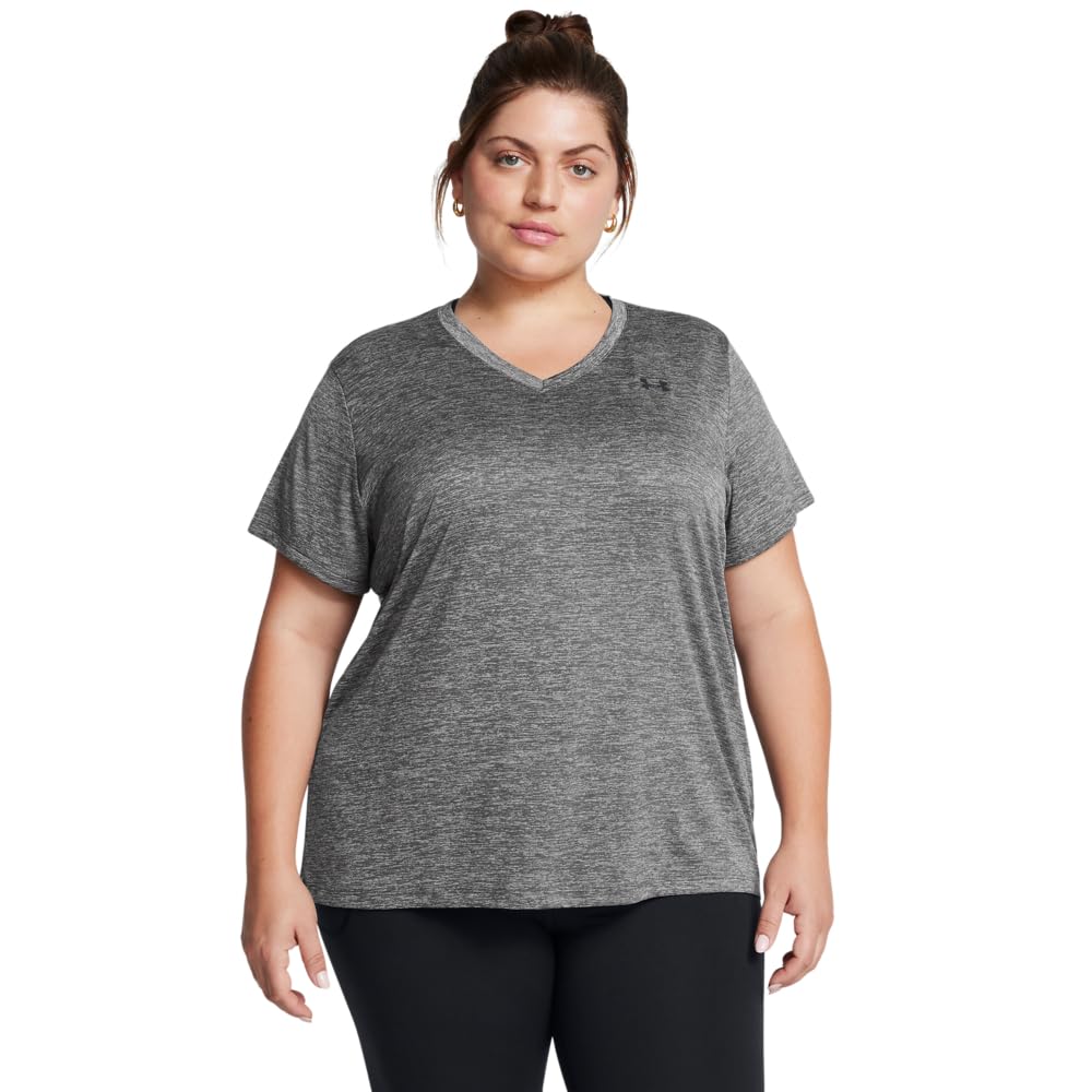 Under Armour Women's UA Tech™ Twist V-Neck Short Sleeve Tech SSV- Twist Mujer (Pack de 1) — view 28