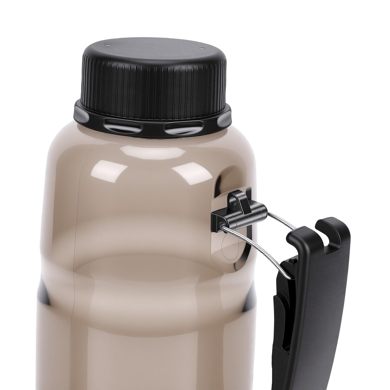 PUSOKEI Licuadora Portátil Vaso 600ml Recargable USB para Batidos (BLACK)